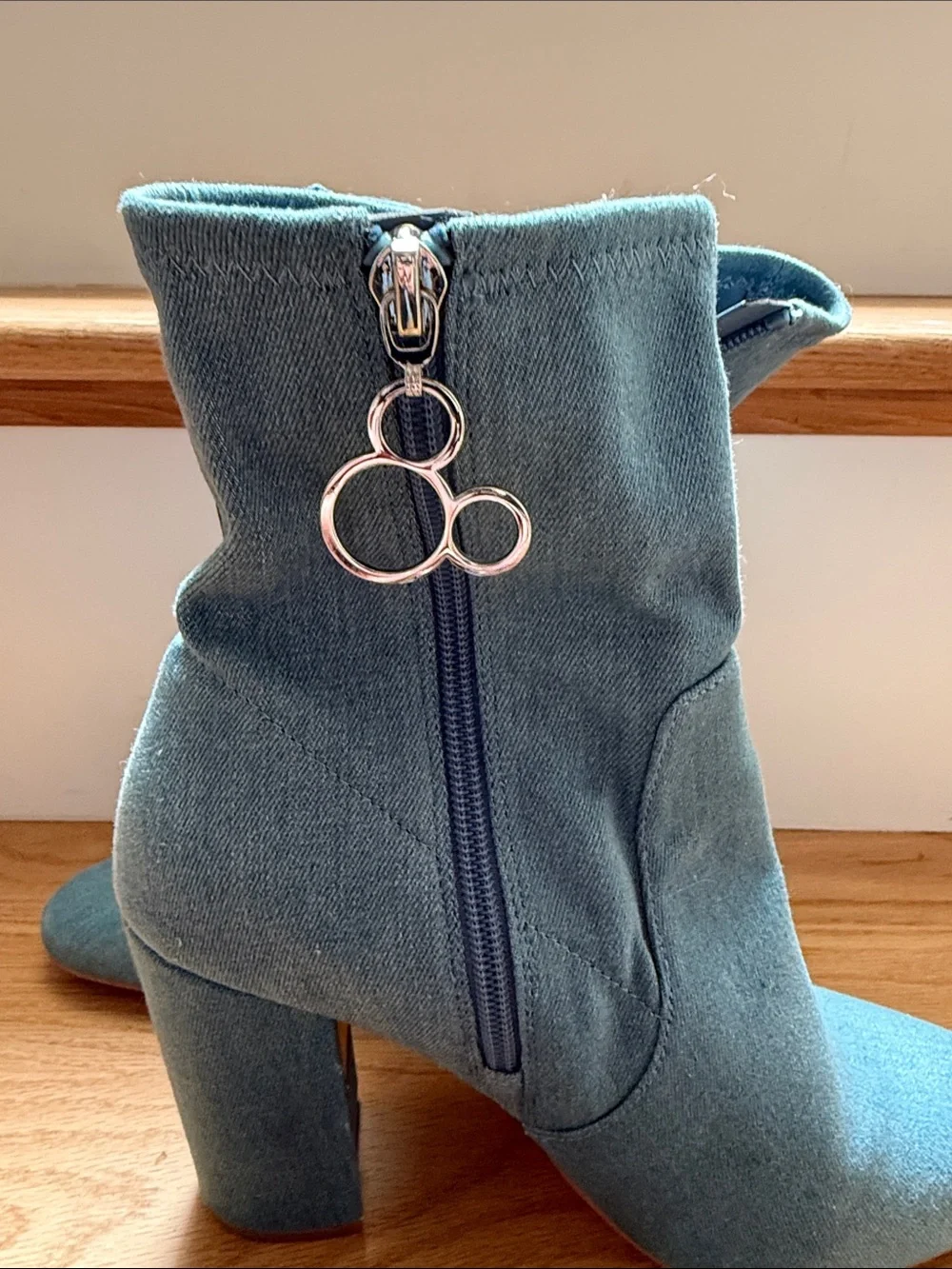 Disney x Aldo Special Edition 2019 Mickey and Minnie Step In Magic Denim Boots